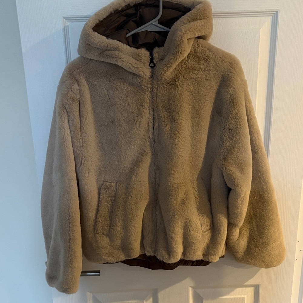 Zara faux fur jacket